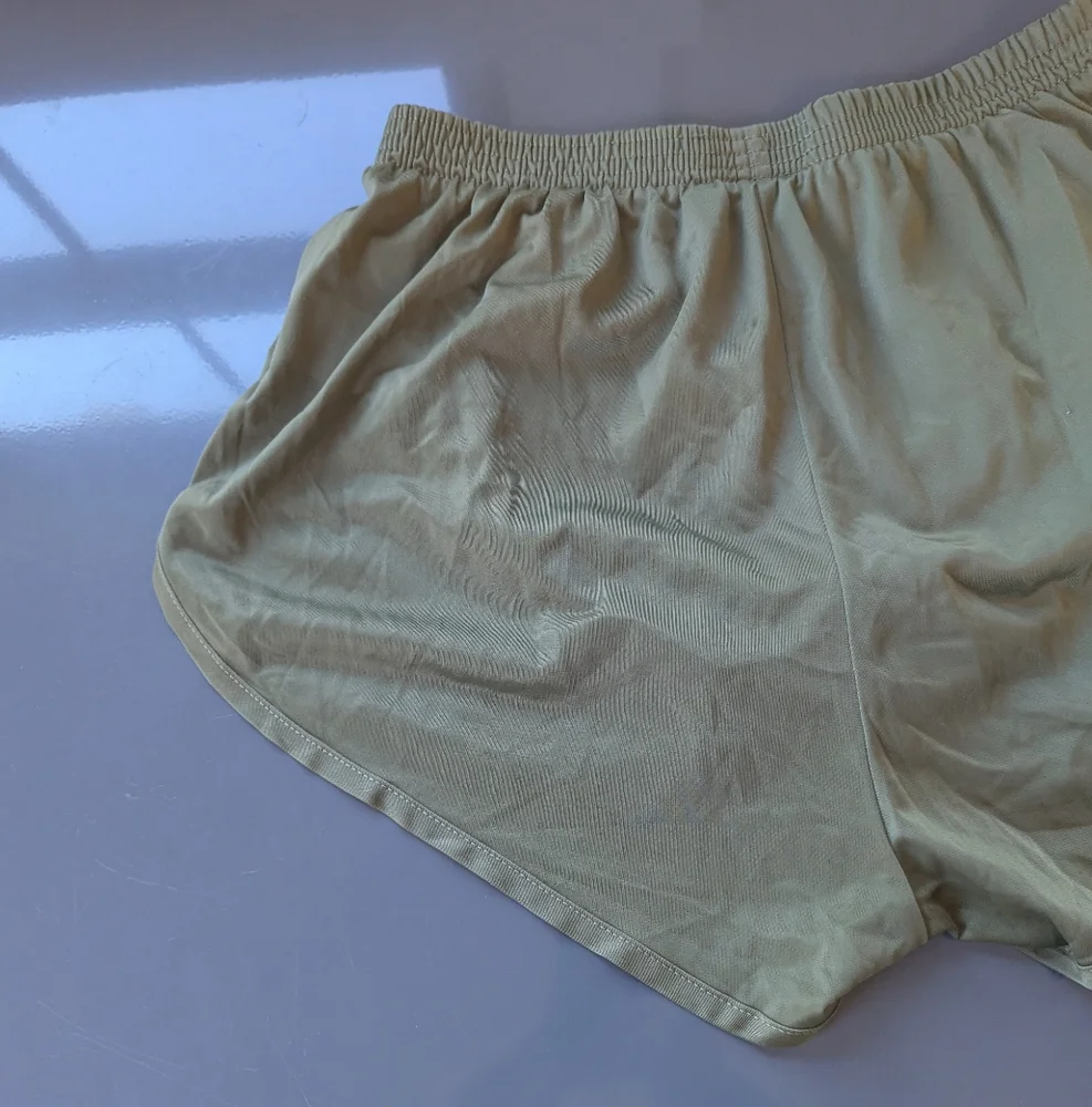 Vintage Soffee Army Green Silkies Running Shorts‎
